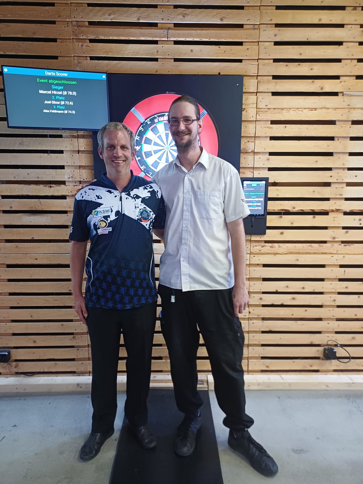 Sissach Open 2025 - Finale Open: Marcel Hirzel (Sieger) und Joel Gloor